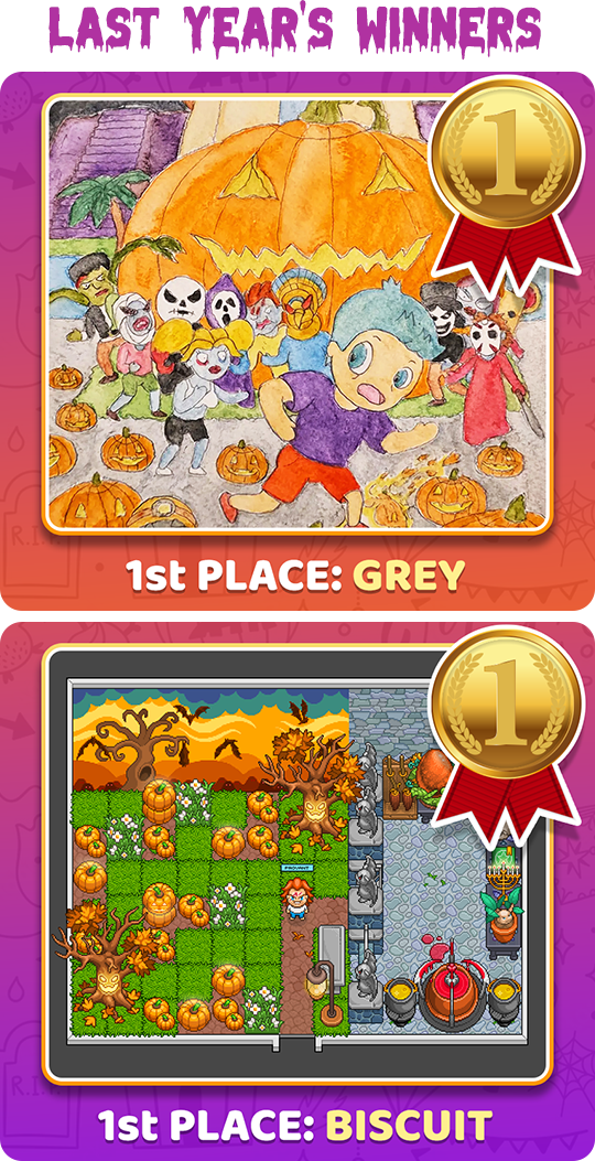 Pixadom Halloween 2025 Competition Winners