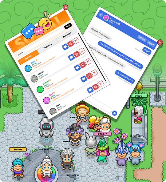 Pixadom Social System Preview